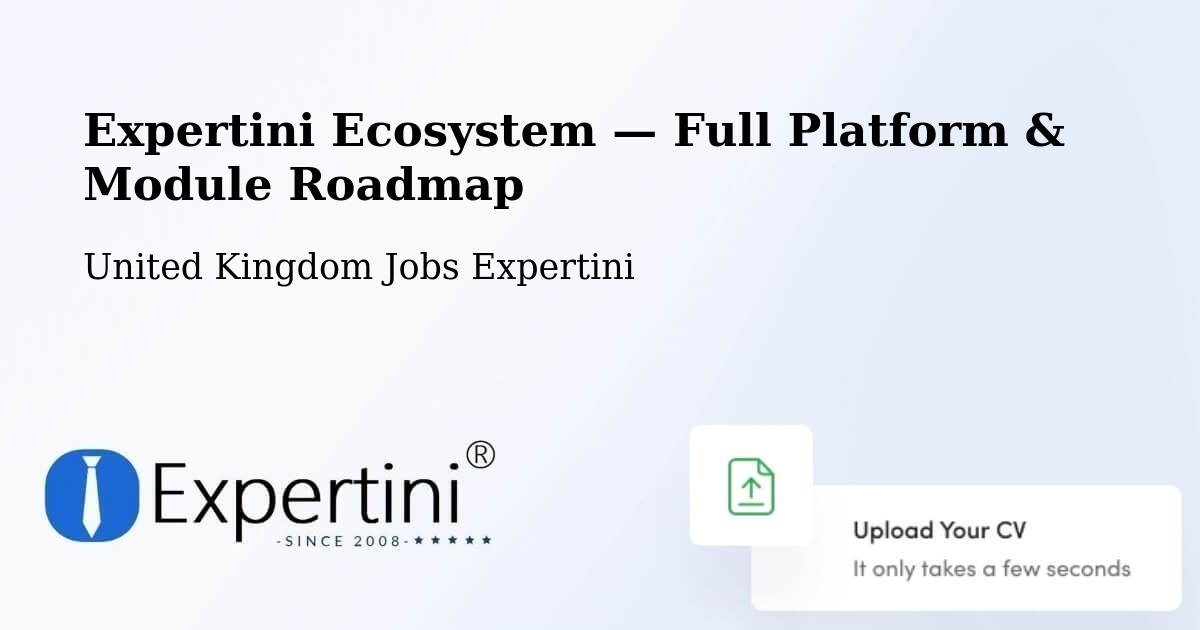 Expertini Ecosystem — Full Platform & Module Roadmap – Millbrook